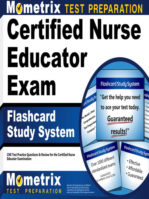 Title details for Certified Nurse Educator Exam Flashcard Study System by Mometrix Nursing Certification Test Team - Available